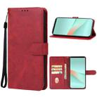 For Sony Xperia 10 VI Leather Phone Case(Red) - 1