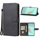 For Sony Xperia 10 VI Leather Phone Case(Black) - 1