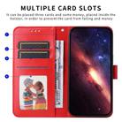 For Honor X8c 4G Embossed Sunflower Leather Phone Case(Red) - 3