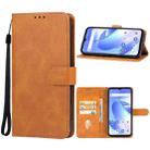 For UMIDIGI G3 Max Leather Phone Case(Brown) - 1