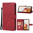 For UMIDIGI G3 Plus/G3/G3 Max Leather Phone Case(Red) - 1