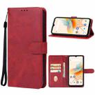 For UMIDIGI A15/A15C Leather Phone Case(Red) - 1