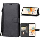 For UMIDIGI A15/A15C Leather Phone Case(Black) - 1