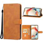 For UMIDIGI A15 Pro 5G Leather Phone Case(Brown) - 1