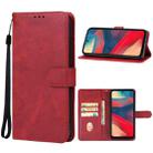 For UMIDIGI BISON X20 Leather Phone Case(Red) - 1