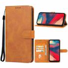 For UMIDIGI BISON X20 Leather Phone Case(Brown) - 1