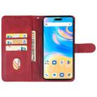 For UMIDIGI G6 5G Leather Phone Case(Red) - 3