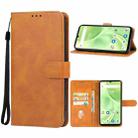 For UMIDIGI G9 5G Leather Phone Case(Brown) - 1