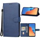 For Xiaomi Redmi 12 Leather Phone Case(Blue) - 1