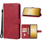 For Xiaomi 13T Leather Phone Case(Red) - 1