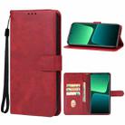 For Xiaomi 13T Pro Leather Phone Case(Red) - 1