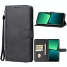 For Xiaomi 13T Pro Leather Phone Case(Black) - 1