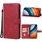 For Xiaomi Redmi K70S Leather Phone Case(Red) - 1