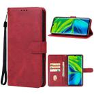 For Xiaomi Mi Note 10 Pro Leather Phone Case(Red) - 1