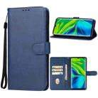 For Xiaomi Mi Note 10 Pro Leather Phone Case(Blue) - 1