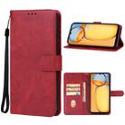 For Xiaomi Redmi 13C/Poco C65 Leather Phone Case(Red) - 1