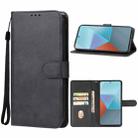 For Xiaomi Redmi Note 13 Pro 4G/Poco M6 Pro 4G Leather Phone Case(Black) - 1