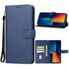 For Xiaomi Poco M6 Pro 4G Leather Phone Case(Blue) - 1