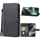 For Xiaomi Redmi Turbo 3 Leather Phone Case(Black) - 1