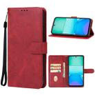 For Xiaomi Redmi 13 4G Leather Phone Case(Red) - 1