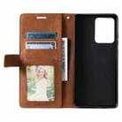 For Redmi Note 12 Pro+ Skin Feel Splicing Leather Phone Case(Brown) - 3