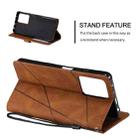 For Redmi Note 12 Pro+ Skin Feel Splicing Leather Phone Case(Brown) - 5