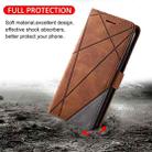 For Redmi Note 12 4G Global Skin Feel Splicing Leather Phone Case(Brown) - 6