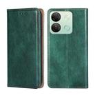 For Infinix Smart 7 HD Gloss Oil Solid Color Magnetic Leather Phone Case(Green) - 1
