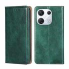 For Infinix GT 10 Pro 5G Gloss Oil Solid Color Magnetic Leather Phone Case(Green) - 1