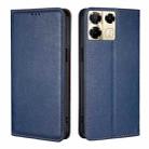 For Infinix Note 40 Pro 5G Gloss Oil Solid Color Magnetic Leather Phone Case(Blue) - 1