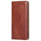 For Infinix Note 40 5G Gloss Oil Solid Color Magnetic Leather Phone Case(Brown) - 2