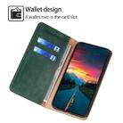 For Infinix Hot 50 5G Gloss Oil Solid Color Magnetic Leather Phone Case(Green) - 3