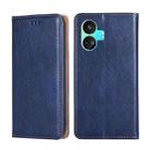 For Realme GT Neo5 SE Gloss Oil Solid Color Magnetic Leather Phone Case(Blue) - 1