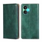 For Realme GT Neo5 SE Gloss Oil Solid Color Magnetic Leather Phone Case(Green) - 1