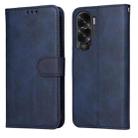 For Honor X50i 5G Classic Calf Texture Flip Leather Phone Case(Blue) - 1