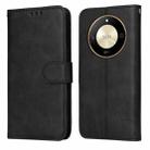 For Honor X50 Classic Calf Texture Flip Leather Phone Case(Black) - 1