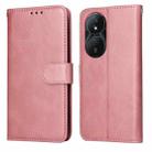 For Honor Play 50 Plus Classic Calf Texture Flip Leather Phone Case(Rose Gold) - 1