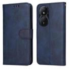 For Honor Play 50 Plus Classic Calf Texture Flip Leather Phone Case(Blue) - 1