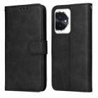 For Honor 100 Classic Calf Texture Flip Leather Phone Case(Black) - 1