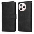 For Honor X50i+ Classic Calf Texture Flip Leather Phone Case(Black) - 1