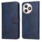 For Honor X50i+ Classic Calf Texture Flip Leather Phone Case(Blue) - 1