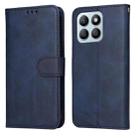 For Honor X8b Classic Calf Texture Flip Leather Phone Case(Blue) - 1