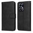 For Honor 90 GT Classic Calf Texture Flip Leather Phone Case(Black) - 1