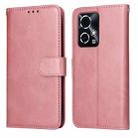 For Honor 90 GT Classic Calf Texture Flip Leather Phone Case(Rose Gold) - 1