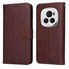 For Honor Magic6 Pro Classic Calf Texture Flip Leather Phone Case(Brown) - 1