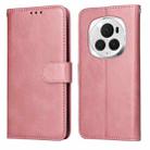 For Honor Magic6 Pro Classic Calf Texture Flip Leather Phone Case(Rose Gold) - 1