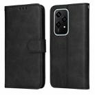 For Honor 200 Lite Global Classic Calf Texture Flip Leather Phone Case(Black) - 1