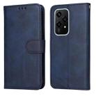 For Honor 200 Lite Global Classic Calf Texture Flip Leather Phone Case(Blue) - 1