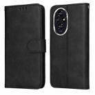 For Honor 200 Classic Calf Texture Flip Leather Phone Case(Black) - 1