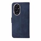 For Honor 200 Classic Calf Texture Flip Leather Phone Case(Blue) - 3